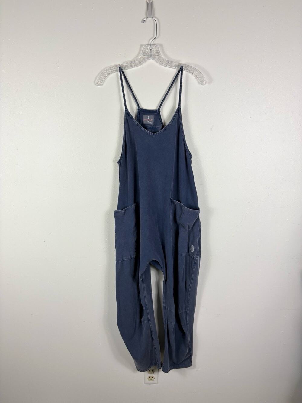 FP Movement Hot Shot Jumpsuit Women’s XS Blue Free People Hippie Chic Boho